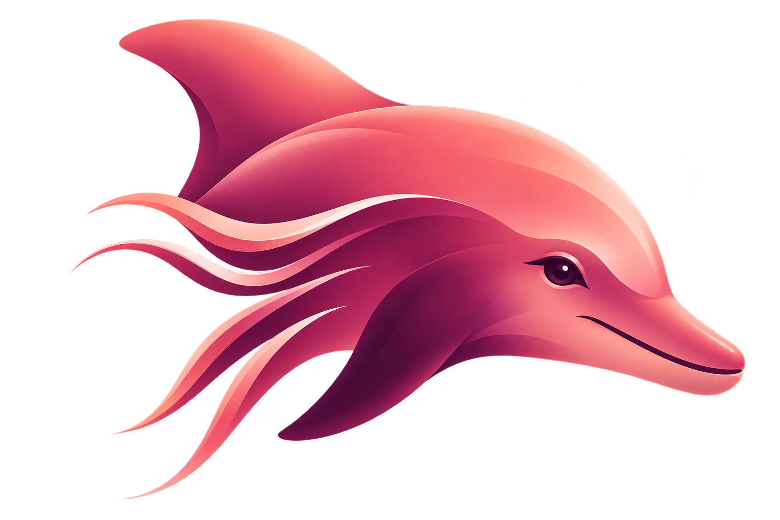 SimplyPablo dolphin mark with echolocation waves